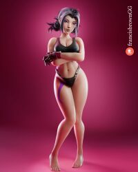 psylocke from marvel by francis brown