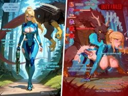 1boy 1boy1girl 1girls 2koma ahe_gao ai_assisted ai_generated all_fours big_breasts blonde_hair blue_bodysuit blue_eyes bodysuit breasts breasts_out cemetery cervix chimera claws comic crystal_lewdart cum cum_in_pussy cum_in_uterus cum_inside cumshot defeat_sex defeated defeated_heroine doggy_style dominant_male domination duty_failed english_text eyes_rolling_back female female_penetrated femsub fighting fighting_stance filled_womb forced from_behind from_behind_position gameplay_mechanics gun halloween health_bar hips huge_cock humiliation instant_loss instant_loss_2koma interspecies latex latex_bodysuit light-skinned_female long_hair male maledom metroid mission monster monster_cock monster_on_female nintendo nipples on_knees orgasm orgasm_face penetration penis ponytail pussy samus_aran sex size_difference skin_tight straight_sex tail text thighs tongue_out torn_bodysuit torn_clothes uterus wolf x-ray zero_suit zero_suit_samus
