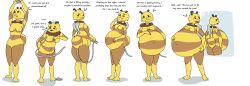 2024 6saw789 antennae_(anatomy) anthro arthropod arthropod_abdomen bee belly belly_inflation big_belly breasts brown_body digital_media_(artwork) english_text featureless_breasts featureless_crotch female front_view hi_res honey_(6saw789) honey_bee hose hose_in_butt hose_inflation huge_belly hymenopteran hyper hyper_belly inflation insects liquid_inflation mirror object_in_ass pixel_(artwork) rear_view sequence shaded shower_head solo standing striped_body stripes talking_to_self text thick_thighs water_inflation wide_hips wings yellow_body