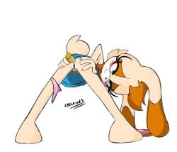 1girls anal anal_sex animated anthro anus brown_eyes brown_hair cpjloods cream_the_rabbit disembodied_penis female female_focus furry hi_res high_resolution highres loop male mp4 no_sound panties panties_around_one_leg penis pink_panties pussy rabbit rabbit_ears rabbit_girl rabbit_humanoid solo_focus sonic_(series) sonic_the_hedgehog_(series) tagme vagina video