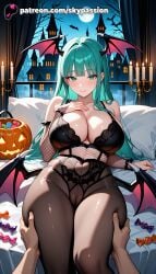 morrigan aensland from darkstalkers by skypassion