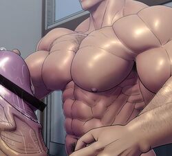 bara big_penis bodybuilder cum gay huge_cock kondouyoshinori muscular yaoi