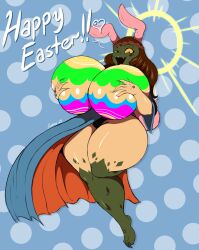 anthro anthrofied anthropomorphic anthropomorphization big_breasts big_butt blasphemy blue_background blue_clothes blue_clothing breasts brown_hair brown_hair_female bunny_ears christian christian_cross christian_symbol christianity easter english english_text female female_jesus gigantic_breasts gigantic_tits huge_ass huge_breasts huge_butt jesus_christ light-skinned_female light_skin raptor_jesus red_clothes red_clothing religion religious religious_clothing religious_eroticism religious_girl religious_symbol religious_symbols reptile reptile_girl reptile_humanoid rule_63 sketch suirano thick thick_ass thick_butt thick_legs thick_thighs twitter twitter_link twitter_url