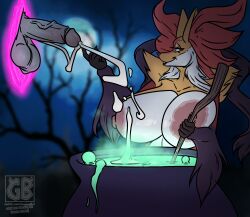 delphox from nintendo by terryeternity