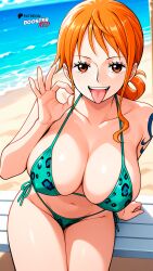 nami (one piece) from one piece by boosterred99