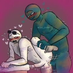 anal_penetration ballsack completely_nude cum gay one_leg_up penetration penis solarballs sunglasses titan_(solarballs) triton_(solarballs)