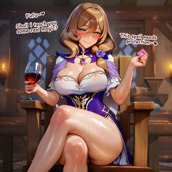 lisa (genshin impact) from genshin impact by shionoseed