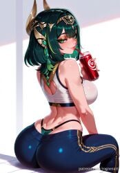 nefer (genshin impact) from genshin impact by rognezart