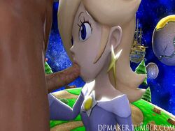 3d 3d_animation animated blonde_hair blowjob blue_eyes clothed_female_nude_male dpmaker dress earrings fellatio female galaxy hair human long_hair male mario_(series) nintendo oral partial_male penis planet princess_rosalina ship source_filmmaker stars straight super_mario_galaxy veiny_penis