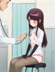 ai_generated examination humiliation original_character small_breasts