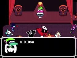 animated ass ass_cleavage ass_shake butt_crack dancer_outfit deltarune fart fart_fetish furry_only kris_(deltarune) noelle_holiday ralsei sound susie_(deltarune) swatchling_(deltarune) tagme tasque_manager_(deltarune) tootsdreams video