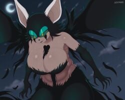 anthro anthro_female anthro_only arrancar batwings big_breasts black_fur black_hair black_lips black_lipstick black_nose black_tears black_wings bleach breasts chubby_anthro chubby_female clawed_fingers claws cleavage espada feathers female female_focus female_only furry furry_female furry_only green_makeup hole_(anatomy) hollow hueco_mundo luckyshazo mobian_(species) resurreccion revealing_clothes rouge_the_bat serious_face sonic_(series) sonic_the_hedgehog_(series) sweat tan_body tan_skin ulquiorra_cifer_(cosplay) veiny_breasts white_ears white_fur wings yellow_eyes