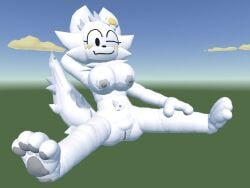 1girls 3d 3d_(artwork) 4_toes anthro anthro_female anthro_only areola areolae belly_button big_tail blank_background blush blush_lines boobs_out breasts breasts_out chest_tuft cloud clouds feet feline feline_humanoid female female_anthro female_focus female_only flower_in_hair fluffy_tail foot_fetish furry furry_female furry_only furry_tail grey_areola grey_pawpads hand_behind_head hand_on_leg high_quality humanoid_genitalia humanoid_pussy legs_apart legs_open legs_spread mostly_naked mostly_naked_female mostly_nude mostly_nude_anthro mostly_nude_female naked naked_anthro naked_female nipples nude nude_anthro nude_female one_eye_closed paw_fetish pawpads paws posing posing_for_picture posing_for_the_viewer posing_for_viewer posing_naked posing_nude presenting presenting_breasts presenting_pussy pussy rec_room self_upload shaded solo solo_anthro solo_female solo_focus spread_legs spreading spreading_legs sunny_(melodynotmel) syntholsoul tail teasing teasing_viewer tits_out vagina white_body white_fur white_skin wink winking winking_at_viewer