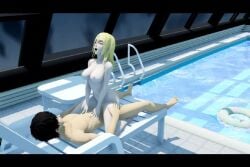1boy1girl 3d animated arms_on_waist attack_on_titan barely_visible_genitalia beach_chair belly_button blonde_female blonde_hair bouncing_breasts bouncing_on_penis breasts breasts_out closed_eyes couple_(romantic) couple_sex cowgirl_position cowgirl_sex dark_brown_hair enjoying_sex erehisu eren_jaeger evening female grinding_on_penis hands_on_hips historia_reiss im_whoop implied_penetration implied_sex large_window life_ring light-skinned_female light_blue_eyes light_reflection male male/female mikumikudance moaning moaning_in_pleasure mp4 muscular muscular_male naked naked_female naked_male nipples open_mouth pool pool_chair poolside poolside_sex private_pool rubber_ring sex shadows shingeki_no_kyojin sound swaying_breasts tagme tbomb100 throwing_head_back twerking twerking_on_dick video voice_acted water windows