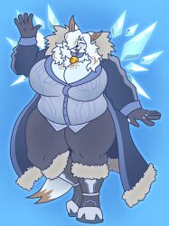 big_breasts breasts cleavage dapper_little_arts female furry huge_breasts tagme thick_thighs wide_hips