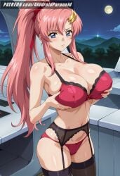 ai_generated aindroidparanoid ass big_ass big_breasts big_butt busty cameltoe cleavage curvy cute fat_ass female female_only garter_straps gundam gundam_seed gundam_seed_destiny hips huge_ass huge_breasts lacus_clyne large_ass large_breasts legs lingerie narrow_waist ponytail slim_waist spaceship stable_diffusion thick_ass thick_thighs thighhighs voluptuous waist wide_hips