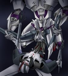 2boys male male_only mating_press megatron robot starscream transformers transformers_prime yaoi