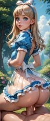 1girls ai_generated alice_in_wonderland blonde_hair female sex tilcox33