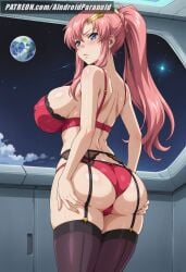 ai_generated aindroidparanoid ass ass_focus big_ass big_breasts big_butt bra busty cameltoe cleavage curvy cute fat_ass female female_only from_behind garter_straps gundam gundam_seed gundam_seed_destiny hips huge_ass huge_breasts lacus_clyne large_ass large_breasts legs lingerie narrow_waist panties ponytail slim_waist spaceship stable_diffusion thick_ass thick_legs thick_thighs thighhighs voluptuous waist wide_hips