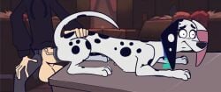 101_dalmatian_street 101_dalmatians accurate_art_style animated beastiality box canine character_request dalmatian delilah_(101_dalmatians) delilah_dalmatian disney disney+ disney_channel disney_junior disney_xd dog dog_ears female_rape_victim feral feral_female feral_penetrated holding_body human_male hypergal long_tail male_human male_human/female_feral male_on_feral male_rapist questionable_consent rape rape_victim scared scared_expression scared_face scared_shitless spots tail traumatized walt_disney worried worried_expression worried_expressions worried_look zoophilia