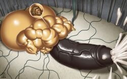 bodybuilder cum cumming cumshot furry hyper hyper_balls hyper_cock hyper_genitalia hyper_penis hyper_testicles male male_only muscles muscular muscular_arms muscular_male muscular_thighs regnar