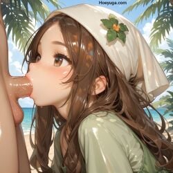 ai_generated background blowjob cute female female_focus female_only girl hoeyuga jorenran mylna