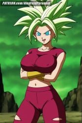 ai_generated aindroidparanoid ass big_ass big_breasts big_butt busty cameltoe curvy cute dragon_ball dragon_ball_super fat_ass female female_only fit_female green_eyes hips huge_ass huge_breasts kefla large_ass large_breasts legs mountains narrow_waist outdoors ripped_clothing slim_waist smug stable_diffusion super_saiyan teal_eyes thick_ass thick_thighs voluptuous waist wide_hips