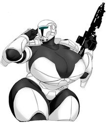 1girls 2d 5_fingers armor ass bbw big_breasts bodysuit breasts breasts_bigger_than_head butt cleavage clone_commando clone_trooper color fatfoxlower female female_only ffuffle front_view gigantic_breasts gun helmet hips holding holding_gun holding_weapon huge_ass huge_breasts humanoid hyper hyper_hips science_fiction simple_background soldier solo star_wars the_bad_batch thick thick_ass thick_thighs thighs voluptuous weapon white_background wide_hips