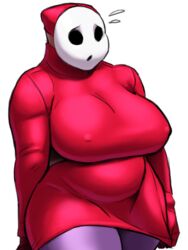 1girls big_breasts breasts chubby curvy erect_nipples female female_only hips huge_breasts humanoid large_breasts mario_(series) mask nikcesco nintendo perky_breasts plump rule_63 shy_gal solo solo_female thick thick_thighs thighs wide_hips