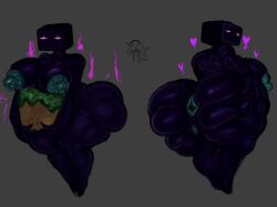 1girls anus ass ass_bigger_than_head big_breasts breasts completely_nude disumisu2 enderman enderwoman female_only minecraft nude nude_female rule_63 solo_female tagme