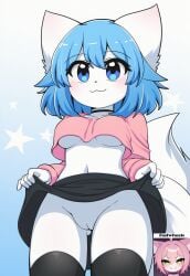wolfychu from youtube by fuzzleedits (artist)