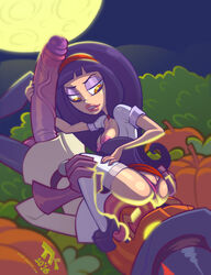 ass big_penis black_hair breasts brown_eyes cunnilingus female food fruit hair jack_o'_lantern jack_o'lantern_(billy_and_mandy) male monster oral penis pumpkin pumpkin_patch pumpkin_reports sex straight teresa_(pumpkin_reports) the_grim_adventures_of_billy_and_mandy turk128 vaginal_penetration