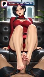 1boy 1girls 2026 ada_wong ai_generated aqua_nails artist_name black_hair black_nails blue_nails blush brown_eyes capcom car_interior cock couch dick electroworld feet feet_fetish female fingernails foot_fetish foot_play footjob green_nails hi_res high_quality high_resolution highres multicolored_nails nail_art nail_polish orange_nails patreon patreon_username penis pink_nails plant potted_plant purple_nails red_nails resident_evil resident_evil_2 ribbed_sweater short_hair smile solo_focus stable_diffusion straight toejob toenail_polish toenails two-footed_footjob uncensored watermark yellow_nails