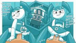 ass ass_focus big_ass clothed_sex dialogue dirty_talk flat_chest jenny_wakeman my_life_as_a_teenage_robot pov robot robot_girl sex skirt smiling smiling_at_viewer smug surjang thick_thighs upskirt vagina vaginal_penetration vaginal_sex wide_hips x-ray xray_view