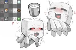 ahe_gao cum ghast_(minecraft) microsoft minecraft mojang monster