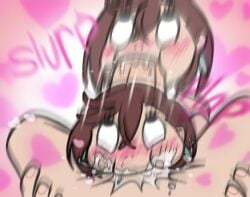 0..0 1boy 1girls all_the_way_to_the_base ayase_momo blowjob blowjob_pov blush cock_worship cum_splatter dandadan deepthroat derp_eyes eyes_rolling_back fellatio female if_it's_too_much_you_don't_(meme) meme motion_blur overstimulated overstimulation pink-chan plop pov_male slurp takakura_ken_(okarun) thigh_grab