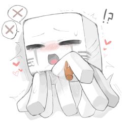 comic feral ghast_(minecraft) microsoft minecraft mojang monster vagina