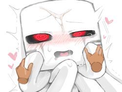 comic cum feral ghast_(minecraft) microsoft minecraft mojang monster sex vagina