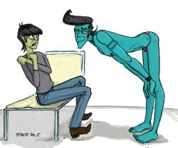 2012 deviantart flabbergasted flirty gay gorillaz himbo kurt_uti murdoc_niccals niccalsnightstalker original_character this_is_so_sovlful thong