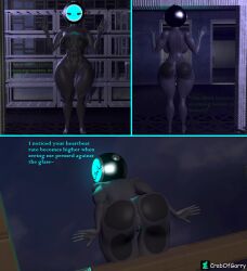 1girls 3d 3d_(artwork) against_glass ass ass_against_glass barefoot big_breasts breasts completely_nude completely_nude_female content_warning_(game) content_warning_player_(female) crabofgarry female female_only full_body garry's_mod naked naked_female nude nude_female pussy solo solo_female teasing teasing_viewer tetra_(crabofgarry)