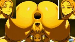 ai_generated anime anime_girl anime_style asshole asshole_opened_wide close-up close-up_ass close-up_pussy gape gaped_anus gaping gaping_anus gaping_pussy nude nude_female owns1 yellow_hair yellow_skin