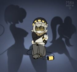 1boy 2girls anal_sex annoyed_expression futa_only futa_with_female futanari j_(murder_drones) mikansfw murder_drones n_(murder_drones) sex v_(murder_drones)