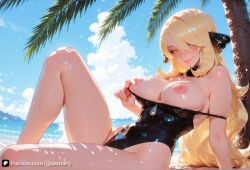 cynthia (pokemon) from pokemon by queenary
