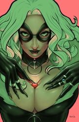 1girls 2026 alluring big_breasts black_cat_(marvel) black_lipstick bodysuit breasts bursting_breasts bust_portrait chloe_brailsford choker claws cleavage collar color colored domino_mask enticing eyelashes eyemask felicia_hardy female green_eyes huge_breasts jewelry large_breasts light-skinned_female light_skin long_hair looking_at_viewer marvel marvel_comics mask masked masked_female massive_breasts pinup red_background rings seducing seductive seductive_look skin_tight spider-man_(series) superheroine teasing teasing_viewer temptation tempting tempting_viewer thick_breasts thick_lips thief tight_clothes tight_clothing voluptuous voluptuous_female white_fur white_hair zipper