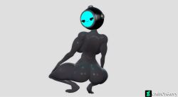 1girls 3d ass barefoot broly_culo completely_nude completely_nude_female content_warning_(game) content_warning_player_(female) crabofgarry female female_only full_body garry's_mod looking_at_viewer looking_back meme meme_reference naked naked_female nude nude_female solo solo_female squatting tetra_(crabofgarry)