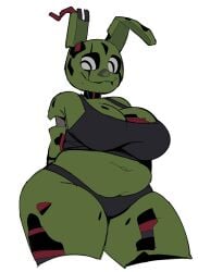 1girls animatronic_female anthro anthro_female anthrofied artiah669 ass bbw big_breasts big_thighs big_titties black_panties black_tank_top breasts breasts_bigger_than_head breasts_out bunny_ears bunny_nose chubby chubby_female dead_by_daylight decrepit exposed_wires fat_ass female five_nights_at_freddy's five_nights_at_freddy's_3 fleshpie669 fnaf fupa gilf green_fur green_skin hi_res high_resolution higher_resolution_duplicate highres huge_breasts huge_thighs looking_down massive_thighs missing_ear muffin_top nightmare_waifu older_female one_ear_down rabbit_girl robot_girl rotting rule_63 scars_all_over serial_killer smile solo springtrap springtrap_(fnaf) thick_legs thick_thighs thunder_thighs thunderthighs tits_bigger_than_head tits_out white_eyes wide_hips wide_thighs zombie zombie_girl