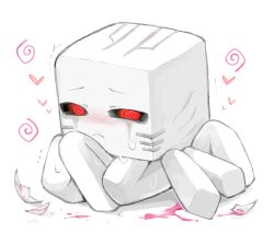 comic feral ghast_(minecraft) microsoft minecraft mojang monster vagina