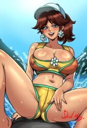 princess daisy from mario (series) by devilmarie