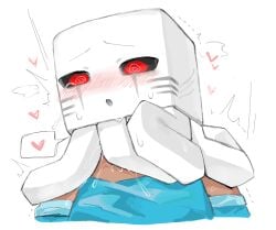 ahe_gao ambiguous_penetration comic ghast_(minecraft) microsoft minecraft mojang monster sex steve_(minecraft) sweat