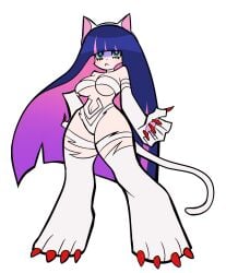 felicia (darkstalkers) (cosplay) from panty & stocking with garterbelt by fleshpie669